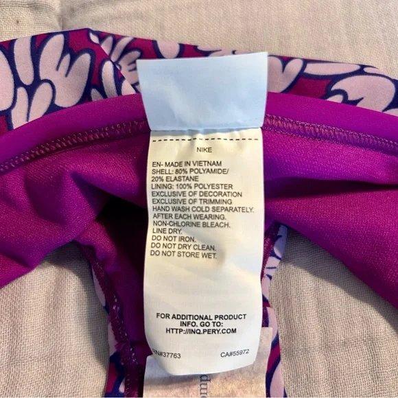 Nike Girls Bubble Letter Print Bikini NWT size Large - Picture 8 of 8